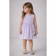 Rochita lila oryeda cu broderie delicata bm2808-1