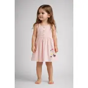 Rochita roz oryeda cu broderie delicata bya2808-1