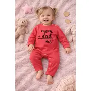 Salopeta roz fara botosei pentru bebelusi, mom&dad bp4-5