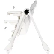 Scaun de masa si leagan electric Chipolino Master Class 2 in 1 cashmere HUBSTHMA02602CA