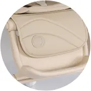 Scaun de masa si leagan electric Chipolino Master Class 2 in 1 latte HUBSTHMA02603LA