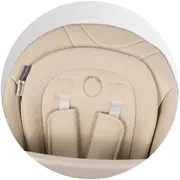 Scaun de masa si leagan electric Chipolino Master Class 2 in 1 latte HUBSTHMA02603LA