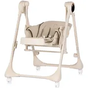 Scaun de masa si leagan electric Chipolino Master Class 2 in 1 latte HUBSTHMA02603LA