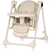 Scaun de masa si leagan electric Chipolino Master Class 2 in 1 latte HUBSTHMA02603LA