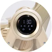 Scaun de masa si leagan electric Chipolino Master Class 2 in 1 latte HUBSTHMA02603LA