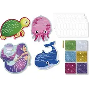 Set creativ cu folii de transfer - creaturi marine