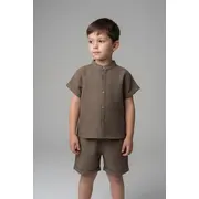 Set pentru baieti minaminokids, maro bka26209-1