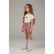 Set pentru fetite pampalkids cu pantaloni scurti bm6396-1