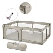 Tarc Pliabil Copii Kidwell Fanko 120x180 Cm Beige, Pentru Joaca Extinsa, Mai Mult Loc, 0,  6 Ani Pjbkomofan02a2