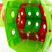 Tobogan cu tunel MyKids 01470/3 GREEN/RED MYK00081078