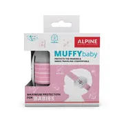 Casti antifonice pentru bebelusi ALPINE Muffy Baby Pink ALP24951