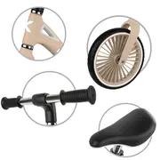 Bicicleta De Echilibru Fara Pedale Pentru Copii, Kidwell Nix Beige, 3.05 Kg, Roti Pu 29 Cm, Reglabila, 80,  120 Cm, Max. 30 Kg Pjbrobinix09a0