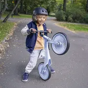 Bicicleta De Echilibru Fara Pedale Pentru Copii, Kidwell Nix Blue Aura, 3.05 Kg, Roti Pu 29 Cm, Reglabila, 80,  120 Cm, Max. 30 Kg Pjbrobinix06a0