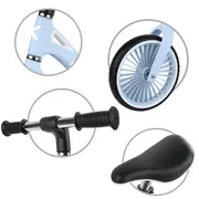 Bicicleta De Echilibru Fara Pedale Pentru Copii, Kidwell Nix Blue Aura, 3.05 Kg, Roti Pu 29 Cm, Reglabila, 80,  120 Cm, Max. 30 Kg Pjbrobinix06a0