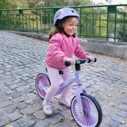 Bicicleta De Echilibru Fara Pedale Pentru Copii, Kidwell Nix Lavender, 3.05 Kg, Roti Pu 29 Cm, Reglabila, 80,  120 Cm, Max. 30 Kg Pjbrobinix05a0