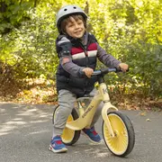 Bicicleta De Echilibru Fara Pedale Pentru Copii, Kidwell Nix Yellow, 3.05 Kg, Roti Pu 29 Cm, Reglabila, 80,  120 Cm, Max. 30 Kg Pjbrobinix08a0