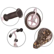 Bicicleta De Echilibru Fara Pedale Pentru Copii, Kidwell Rebel Flower, 2.64 Kg, Roti Eva 28 Cm, Reglabila, 80,  120 Cm, Max. 30 Kg Pjbrobireb21a0