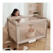 Patut pliant, Lionelo, Amelie, Cu intrare laterala, 100.5&times;70.5 cm, Include salteluta, roti, geanta pentru transport, Constructie usoara- 7 kg, Cadru stabil din otel, Gri BYNLO-AMELIE_GREY_CONCRETE