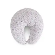 Perna pentru alaptat, Ceba Baby, Husa detasabila din bumbac, Cu puf siliconizat, 150x60x37 cm, Oeko-Tex Standard 100, Basic Forget-me-not BYNW-709-000-745
