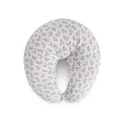 Perna pentru alaptat, Ceba Baby, Husa detasabila din bumbac, Cu puf siliconizat, 150x60x37 cm, Oeko-Tex Standard 100, Basic Hoya BYNW-709-000-743