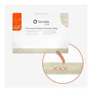 Pungi sterilizare microunde, Lionelo, Thermbag, Fara BPA, Sterilizare in 90 de sec., Elimina 99,9% dintre bacterii, Reutilizabile, 21x29 cm, 8 buc. BYNLOC-THERMBAG_8_PACK