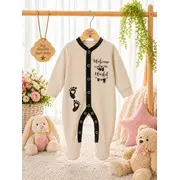 Salopeta bej cu botosei pentru bebelusi, steps bp4-13-1