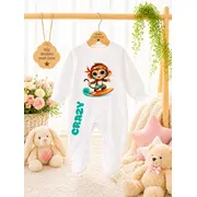 Salopeta cu botosei pentru bebelusi, monkey bp4-16