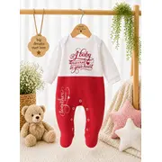 Salopeta din bumbac pentru bebelusi cu botosei, happy kid bp119