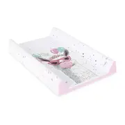 Saltea de infasat, Ceba Baby, Moale, Profilata, 50x70 cm, Pentru comode si masute de infasat, Fara BPA, Impermeabila, 0 luni+, Basic Crazy Lama BYNW-102-000-782