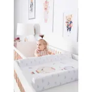 Saltea de infasat, Ceba Baby, Moale, Profilata, 50x70 cm, Pentru comode si masute de infasat, Fara BPA, Impermeabila, 0 luni+, Basic Forest Friends BYNW-102-000-783