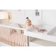 Saltea de infasat, Ceba Baby, Moale, Profilata, 50x70 cm, Pentru comode si masute de infasat, Fara BPA, Impermeabila, 0 luni+, Basic Glamour Style BYNW-102-000-784