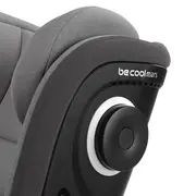 Scaun auto, Be Cool, Mars, I-Size, 100-150 cm, 4-12 ani, Cu isofix, Protectie superioara in caz de impact lateral - SPS, Cu tetiera reglabila, Conform cu standardul european de securitate ECE R129, Be Smoke BYN8420421095041