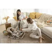 Balansoar, Jane, Fold, Pliabil, Bara de jucarii si spatar reglabil, Conform cu standardul european de siguranta EN 12790:2023, Botanic BYN8420421090008