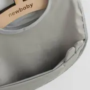 Baveta lavabila, New Baby, 35x45 cm, Grey BYN50134