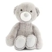 Jucarie din plus, Baby Mix, Bear, Moale, Dezvolta imaginatia si jocul creativ, 20 cm, 0 luni+, Grey BYN56516