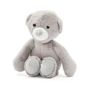 Jucarie din plus, Baby Mix, Bear, Moale, Dezvolta imaginatia si jocul creativ, 20 cm, 0 luni+, Grey BYN56516