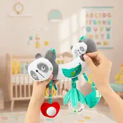 Jucarie pentru patut si carucior, Bocioland, Multifunctionala, Panda Bear BYNBL236