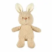 Jucarie plus bebelusi, Nattou, Baby Rabbit, 24 cm, Material moale, Stimuleaza simtul tactil si motricitatea fina, Prieten de joaca si mangaiere, 0 luni+, Bej BYN856331