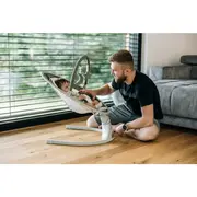 Leagan balansoar, FreeOn, Elite, Cu 12 melodii, 5 viteze de balansare si 3 pozitii de reglare a spatarului, Grey BYN84898