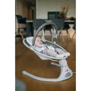 Leagan balansoar, FreeOn, Elite, Cu 12 melodii, 5 viteze de balansare si 3 pozitii de reglare a spatarului, Grey BYN84898