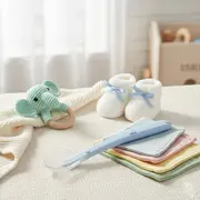 Lingurita, Bocioland, Din silicon, 6 luni+, Blue BYNBL245