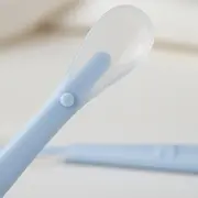 Lingurita, Bocioland, Din silicon, 6 luni+, Blue BYNBL245