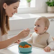 Lingurita, Bocioland, Din silicon, 6 luni+, Pink BYNBL231