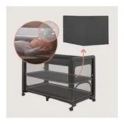 Patut multifunctional, Lionelo, Patty, 5 in 1, 0- 36 luni, Co-sleeper, Tarc de joaca, Patut de calatorie, Laterala rabatabila, 2 trepte reglare saltea, Roti, Husa transport inclusa, Gri BYNLO-PATTY_GREY_GRAPHITE