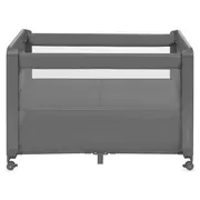 Patut multifunctional, Lionelo, Patty, 5 in 1, 0- 36 luni, Co-sleeper, Tarc de joaca, Patut de calatorie, Laterala rabatabila, 2 trepte reglare saltea, Roti, Husa transport inclusa, Gri BYNLO-PATTY_GREY_GRAPHITE