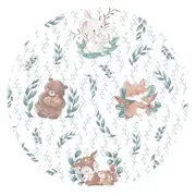 Perna bebelusi, MimiNu, Ursulet, Multifunctionala, Cu doua fete, Tesatura pufoasa minky si bumbac, Materiale certificate Oeko Tex Standard 100, Minky Lulu Natural BYN6426972031837