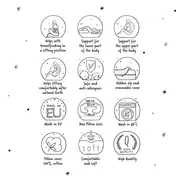 Perna multifunctionala, Ceba Baby, Pentru dureri de spate, somn confortabil si alaptat, Cu bile de silicon si microperle, Husa detasabila din bumbac, 300x30 cm, Oeko-Tex Standard 100, Forget-me-not BYNW-885-000-745