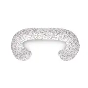 Perna multifunctionala, Ceba Baby, Pentru dureri de spate, somn confortabil si alaptat, Cu bile de silicon si microperle, Husa detasabila din bumbac, 300x30 cm, Oeko-Tex Standard 100, Tiny Leaves BYNW-885-000-747