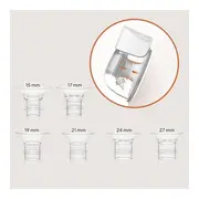 Pompa de san, Lionelo, Fidi Free Lumi, Portabila, Cu accesorii, Hands-free, 9 functii de masaj, Functie iluminare pentru noapte, Fara BPA, Autonomie 3 h, Capacitate 180 ml, Alb BYNLOC-FIDI_FREE_LUMI_WHITE_NATURAL