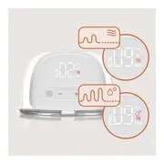 Pompa de san, Lionelo, Fidi Free Lumi, Portabila, Cu accesorii, Hands-free, 9 functii de masaj, Functie iluminare pentru noapte, Fara BPA, Autonomie 3 h, Capacitate 180 ml, Alb BYNLOC-FIDI_FREE_LUMI_WHITE_NATURAL